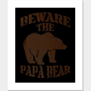 Papa Bear Father Day Posters and Art